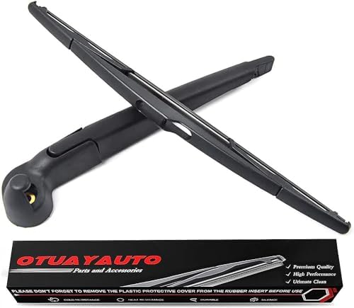 OTUAYAUTO Rear Windshield Wiper Arm Blade Assembly - Replacement for Jeep Wrangler JK 2007-2017 OEM 68002490AB