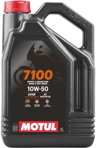 Motul 7100 4T 10W-50 Full Synthetic Motorcycle Oil - 4 L