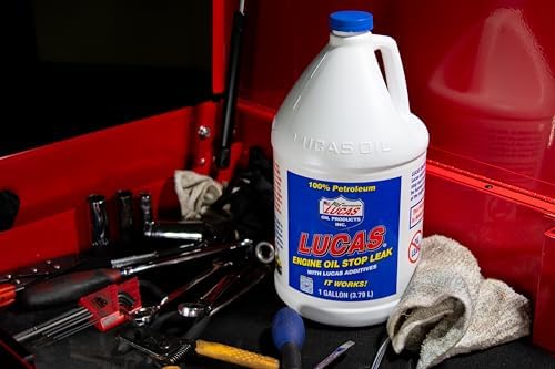 Lucas Oil 10279 Engine Oil Stop Leak - 1 Gallon (Pack of 2)