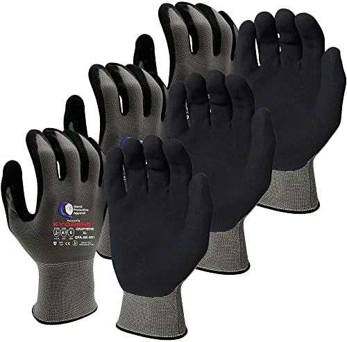 Quest Cut Resistant Work Gloves, ANSI A1, X-Large, Pack of 3