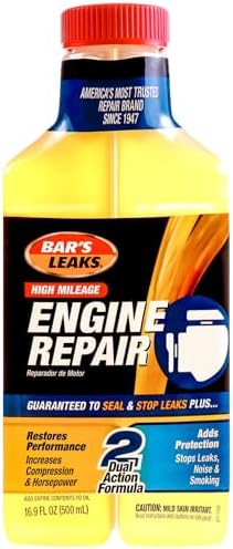 Bar's Leaks 1000-4PK High Mileage Engine Repair, 16.9 oz, 4-Pack