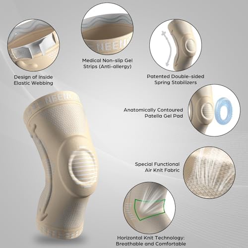 NEENCA Professional Knee Brace, Medical Knee Support for Women & Men Relief