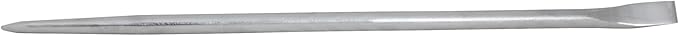 Performance Tool W2033 30-Inch Round Stock Pry Bar with Alignment Point and Bent Chisel End, 7/8-Inch Diameter, Forged Alloy Steel