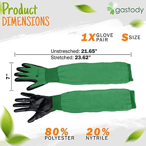 Long Sleeve Gardening Gloves for Women & Men, Long Cuff Garden Gloves