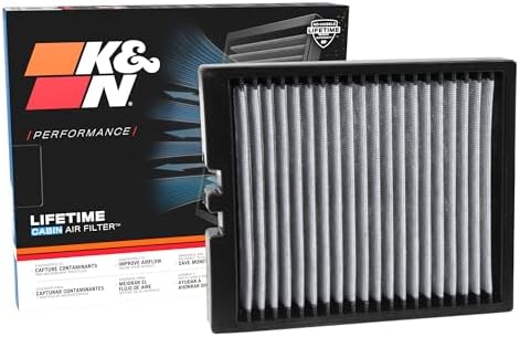 K&N LIFETIME Cabin Air Filter: Washable, Clean Air for your Cabin, VF1011
