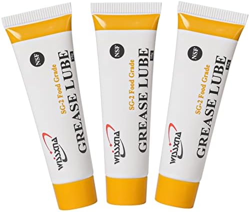 Silicone Grease, Food Grade Sanitary Lubricant, Machine Lube, Prevent Valves and O-Rings from Sticking, 10 Gram Tube Silicone Grease Combination (3 Tubes)