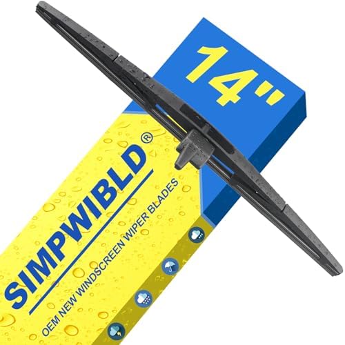 SIMPWIBLD Advanced All Season Rear Windshield Wiper Blade, Suitable for 2009-2015 Honda Pilot 14 "(Set of 1)