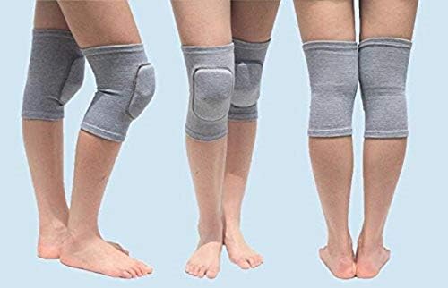 JUMISEE Kids Knee Pad, Anti-Slip Padded Sponge Knee Brace Breathable Flexible Elastic Knee Support for Football Volleyball Dance Skating Basketball Sports