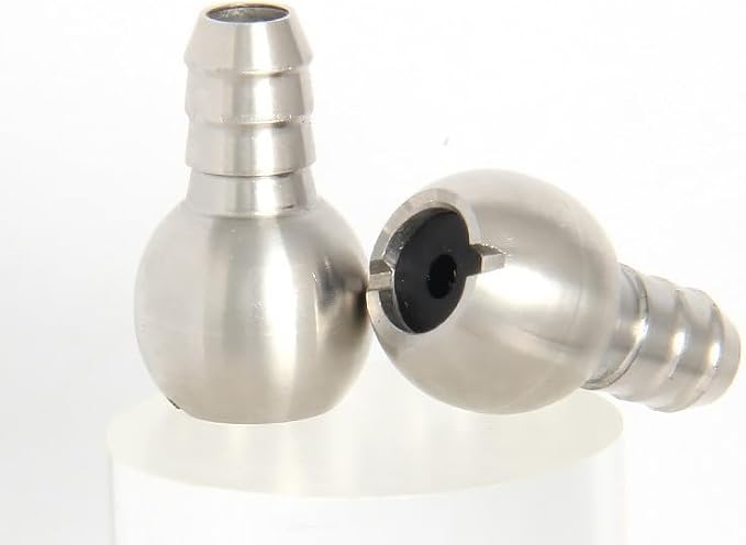 2 Pack Foam Cannon Straw Weights Sinkers Replacement Stainless Steel Dip Tube Head Ball Filter for Pressure Washer Foam Cannon Dip Tubes Car Foam Blaster Gun Snow Foam Lance Soap Foam Sprayer