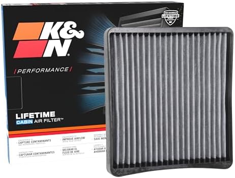 K&N LIFETIME Cabin Air Filter: Washable, Clean Air for your Cabin, VF2065