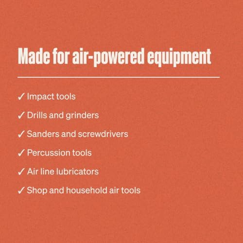 Super Lube Air Tool Pneumatic Lubricant - Long-Lasting Lubrication for Tool Repair - Moisture Resistant - NSF Food Grade - Eliminates Rust & Corrosion - Translucent - Bottle - 1 qt (12032)