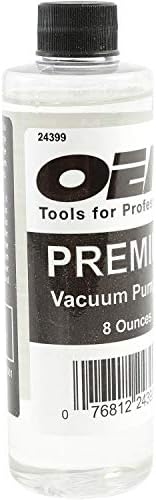 OEMTOOLS 24399 Vacuum Pump Oil, 8 oz, Hydrotreated, 8oz Vacuum Oil Change Tool Accessory, Widely Compatible for Fluid Pump, Automotive, Electrical, and Mechanical Systems