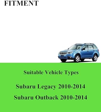 3 Wipers Fits Subaru Legacy 2010-2014/Subaru Outback 2010-2014(Set of 3)