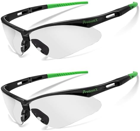 ProtectX Safety Glasses for Men & Women, Safety Sunglasses