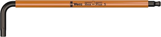 Wera 05022534001 950/7 Hex-Plus Multicolour Magnet 1 L-key set, metric, BlackLaser, 7 pieces