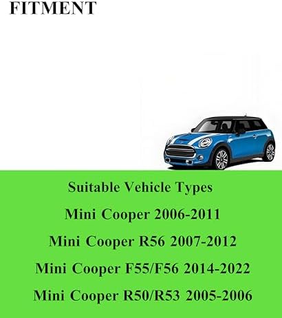 3 Wipers Replacement for 2014-2022 Mini Cooper F55 F56, 2007-2012 R56