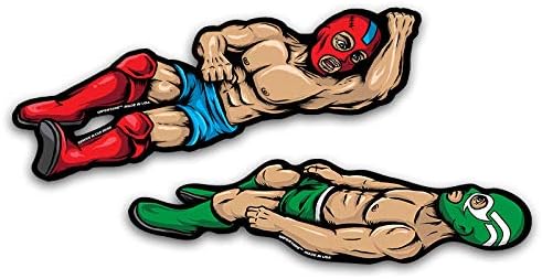 WiperTags Luchador Wrestling Cover and Decal for Rear Vehicle Wipers