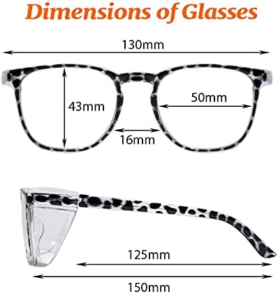 Safety Glasses Anti Fog Clear Blue Light Blocking Eye Protection Nurse Goggles for Women Men