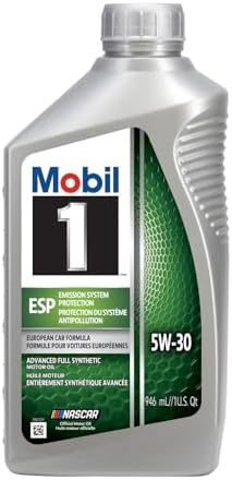 Mobil 1 124044 ESP Formula Engine Oil 5W30 1 Quart Bottles Set of 6