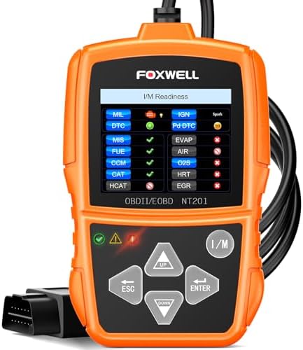 FOXWELL NT201 OBD2 Scanner Engine Code Reader for Cars and Trucks