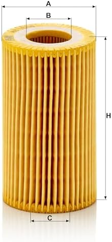 Mann Filter HU 7010 z Cartridge Oil Filter Replacement Compatible With Mercedes-Benz Sprinter 2500, Sprinter 3500, Sprinter 3500XD