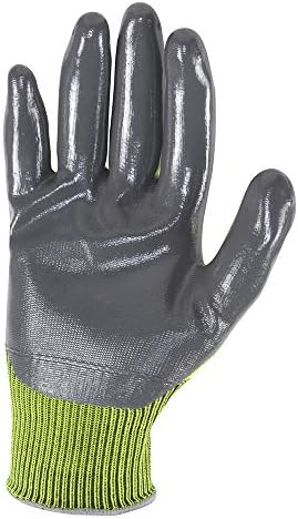 Wells Lamont Men's Smooth Nitrile Coated Grip Work Gloves, 3-Pack, Medium