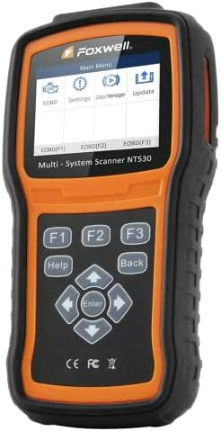 FOXWELL NT530 for GM Chevrolet - All Systems, All Maintenance Service - Bidirectional Diagnostic Tool - OBD2 Scanner - Code Reader ABS Bleed SRS Airbag SAS TPMS TPS EPB Oil