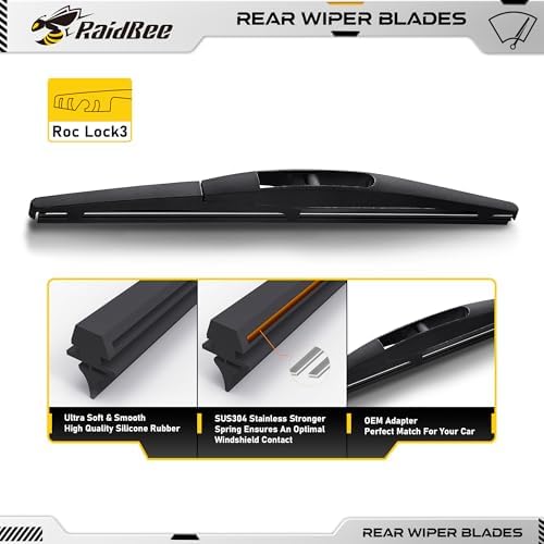 Rear Wiper Blade 10 inch, OEM Replacement for Honda HRV 2016-2022, Outlander Sport 2011-2022 +More Rear Windshield Wiper (H250/10-B)