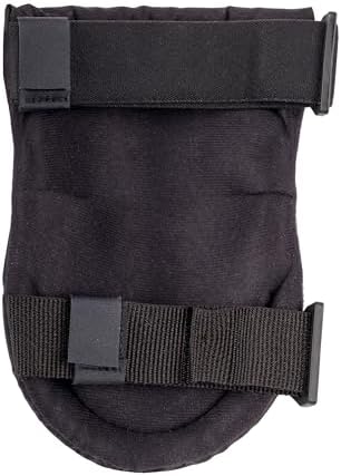 ALTA 50403 AltaFLEX Knee Protector Pad, Black Cordura Nylon Fabric, AltaLOK Fastening, Hard Cap, Long, White