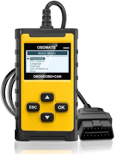 Check Engine Code Reader, OBDMATE OM201 OBD2 Diagnostic Tool
