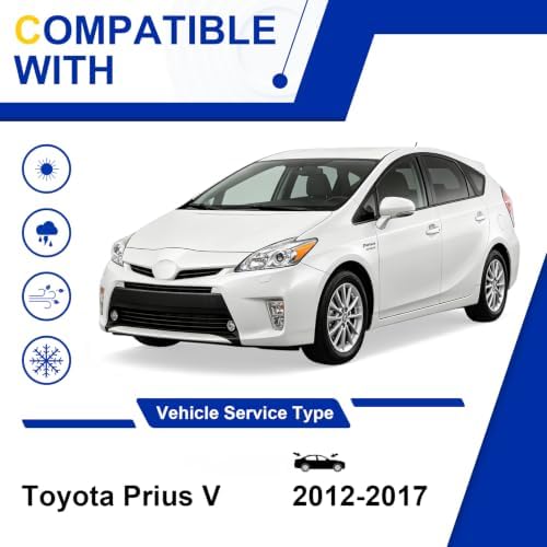 KAIYI 3 Windshield wipers Compatible with Toyota Prius V 2012-2017