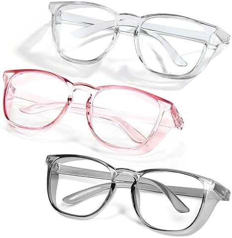 Safety Glasses Goggles for Women Girls Anti Fog Protective Eyewear Glasses