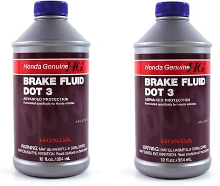 Genuine Honda And Acura Brake Fluid Dot 3 (Pack Of 2)