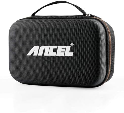 ANCEL Large Protective Case for OBD2 Scanner and Code Reader, Diagnostic Scan Tool Battery Tester, Storage Box (L) Compatible with ANCEL Products