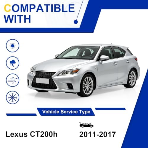 KAIYI 3 Pack Windshield Wipers Compatible with Lexus CT200h 2011-2017
