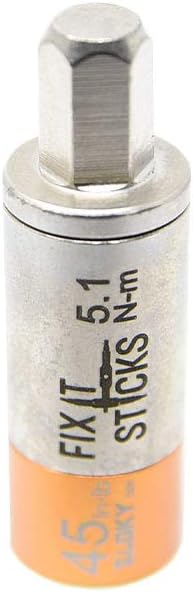 Fix It Sticks Field Hunting Outdoors Gun Maintenance Adjustable Fits 1/4in Bit T-Way Wrench Small Torque Limiter, 45 in-lb