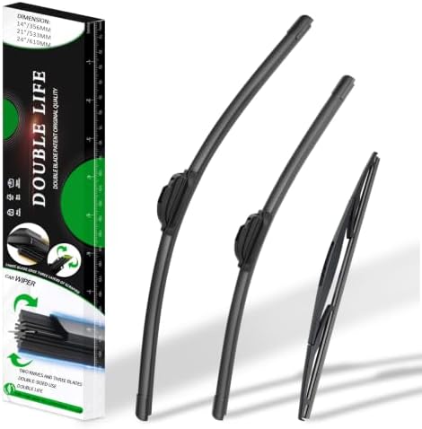 Windshield Wiper Blades compatible with 2003-2008 Honda Pilot