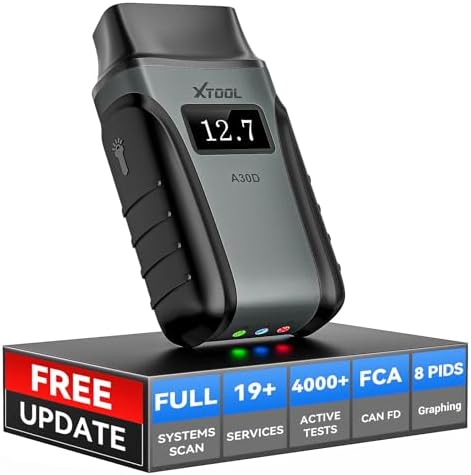 XTOOL A30D Bidirectional OBD2 Scanner Diagnostic Tool All System & 19 Reset