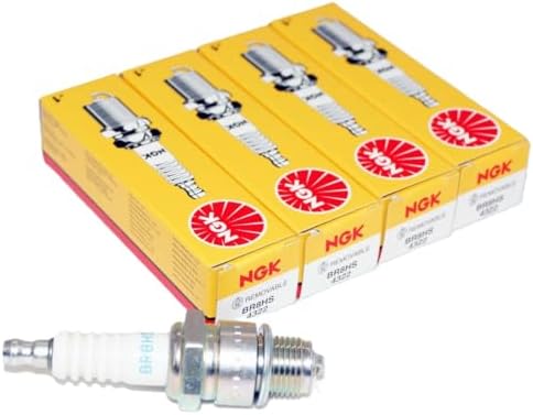 NGK 4322 BR8HS Standard Spark Plug (4 Pack)