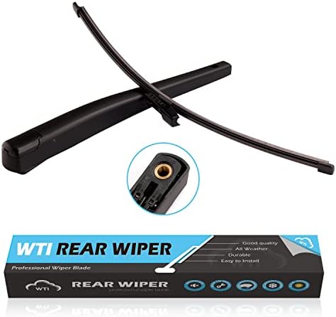 WTI Rear Wiper Arm Blade Set Compatible With Ford Expedition 2016-2017 / Compatible With Lincoln Navigator 2016-2017 SUV Rear Windshield Window Wiper Kits Assembly New Replacement Accessories Parts