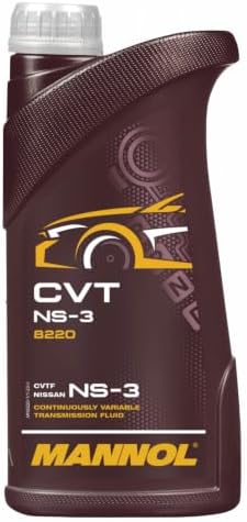 Mannol NS-3 Synthetic CVT Transmission Fluid, 1L Bottle, Ensures Smooth Gear Shifts, Reduces Wear and Tear, Provides Cold Weather Protection