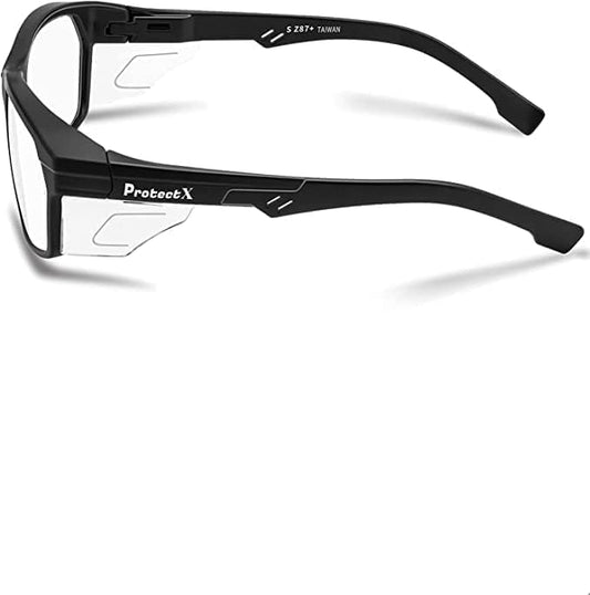 ProtectX Classic Safety Glasses, Anti-Fog Scratch Resistant Lenses