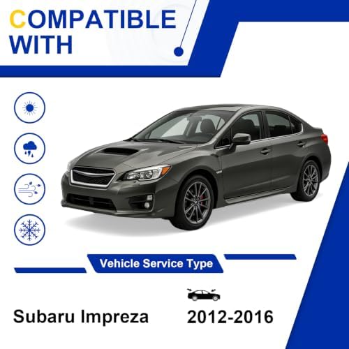 KAIYI 3 Pack Windshield Wipers Compatible with Subaru Impreza 2012-2016