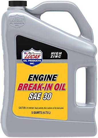 Lucas Oil 10631 SAE 30 Racing Engine Break-in Oil - 5 Quart