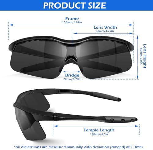 OXG Safety Glasses for Men Women, ANSI Z87 UV Protection Protective Eyewear