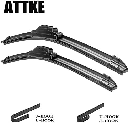 ATTKE OEM 26″+14″ Windshield Wiper Blades for the 13-18 Hyundai Santa Fe