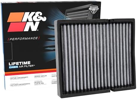K&N LIFETIME Cabin Air Filter: Washable, Clean Air for your Cabin, VF2054