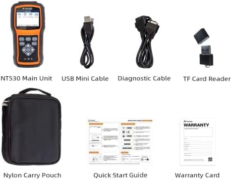 FOXWELL NT530 for BMW - All Systems, All Maintenance Service - Bidirectional Diagnostic Scan Tool OBD2 Scanner Automotive Code Reader ABS Bleed SRS Airbag SAS TPMS TPS EPB Oil Reset CKP