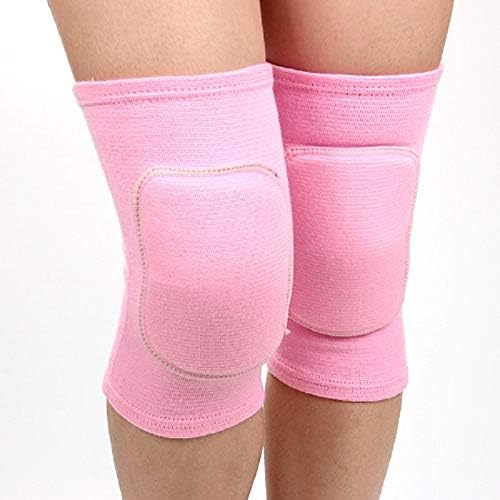 JUMISEE Kids Knee Pad, Anti-Slip Padded Sponge Knee Brace Breathable Flexible Elastic Knee Support for Football Volleyball Dance Skating Basketball Sports