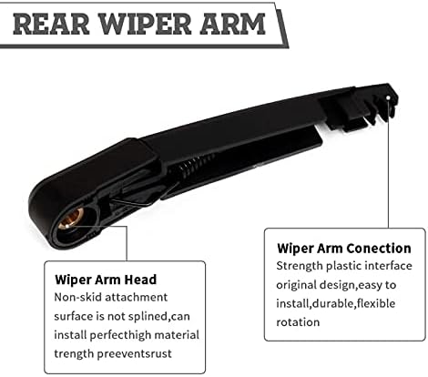 Rear Windshield Wiper Arm & Blade for Chevrolet Chevy Spark 2016-2022